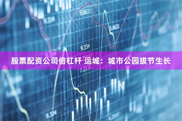 股票配资公司倍杠杆 运城：城市公园拔节生长