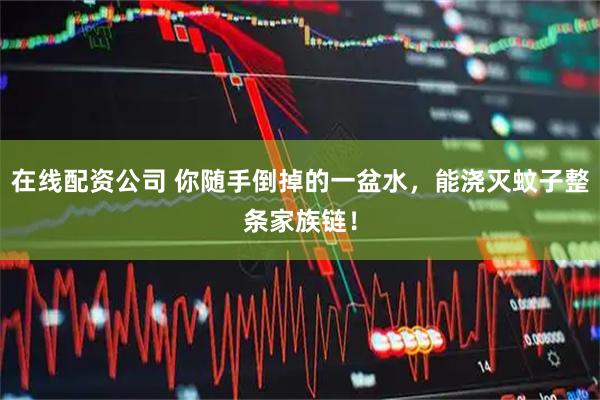 在线配资公司 你随手倒掉的一盆水，能浇灭蚊子整条家族链！